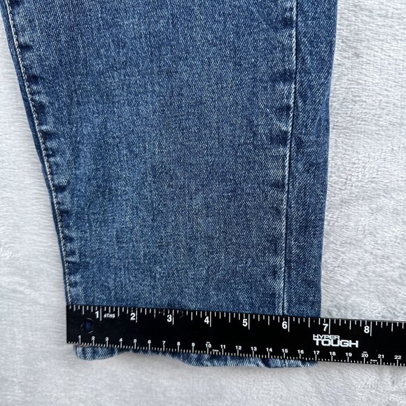 Old Navy O.G Straight Jeans High Rise Curvy Womens 10 Secret Smooth Pockets Blue - Picture 10 of 12